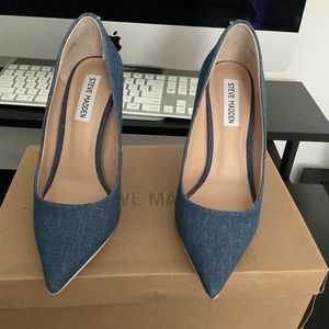 Denim Steve Madden heels